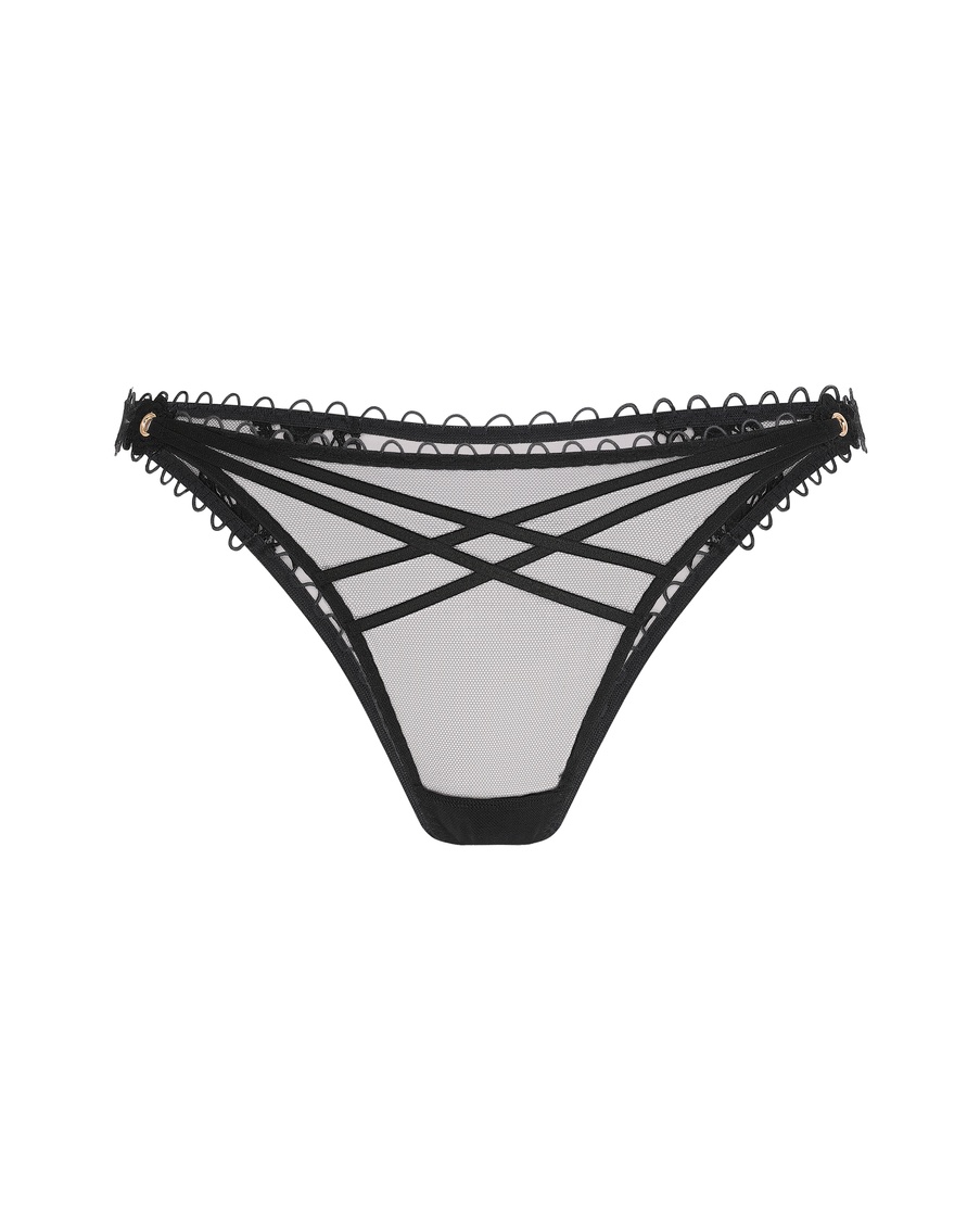 Черные классические трусы Doretta