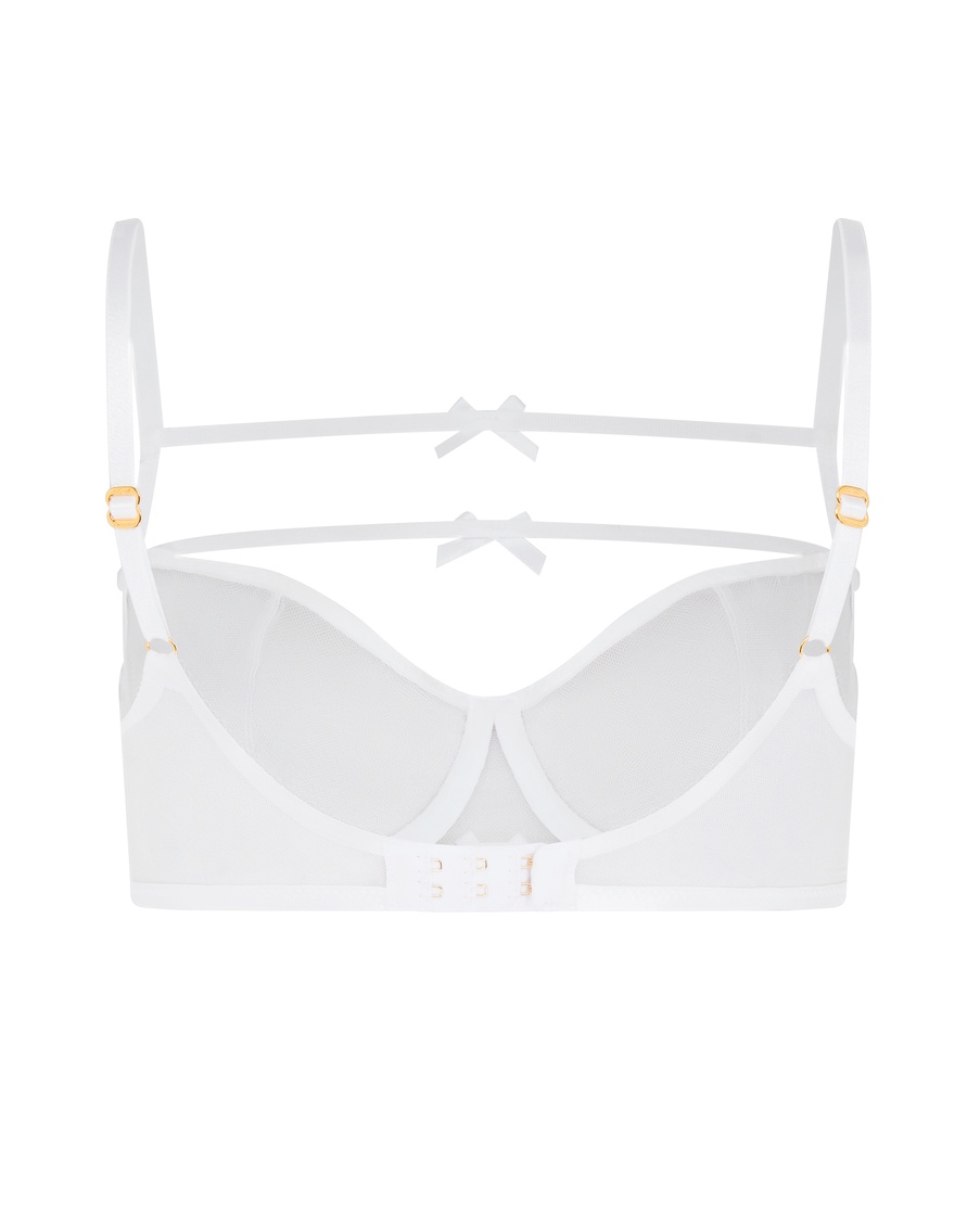 Белый бюстгальтер с мягкой чашкой Ulrika