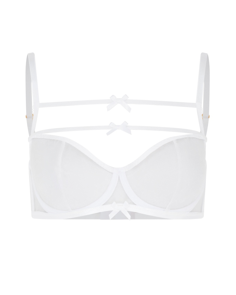 Белый бюстгальтер с мягкой чашкой Ulrika