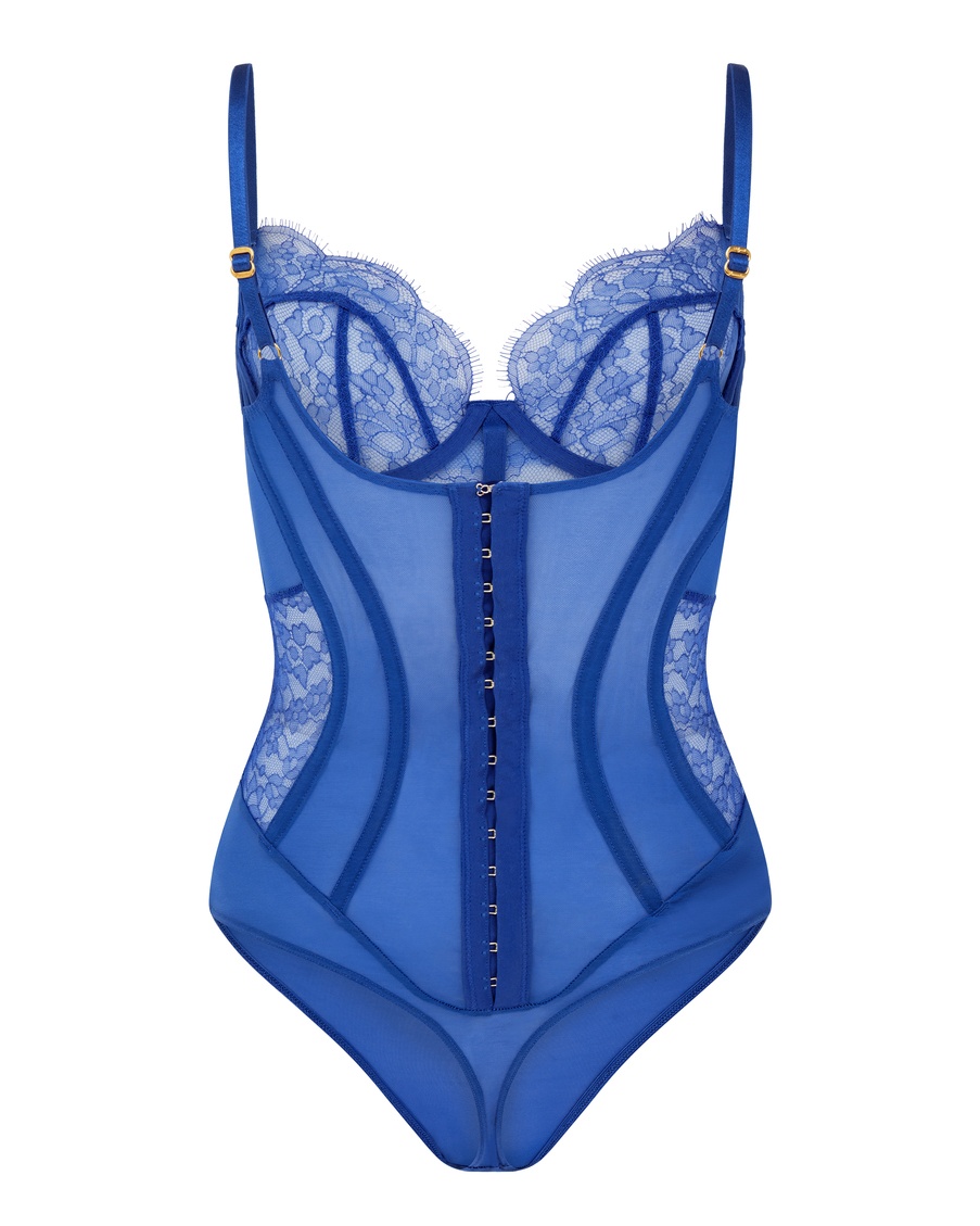 Синее боди Kamilla