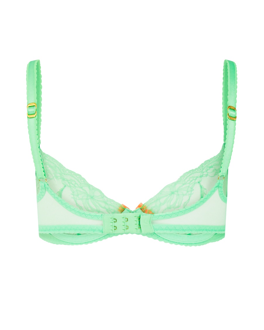 Зеленый бюстгальтер с мягкой чашкой Isedora