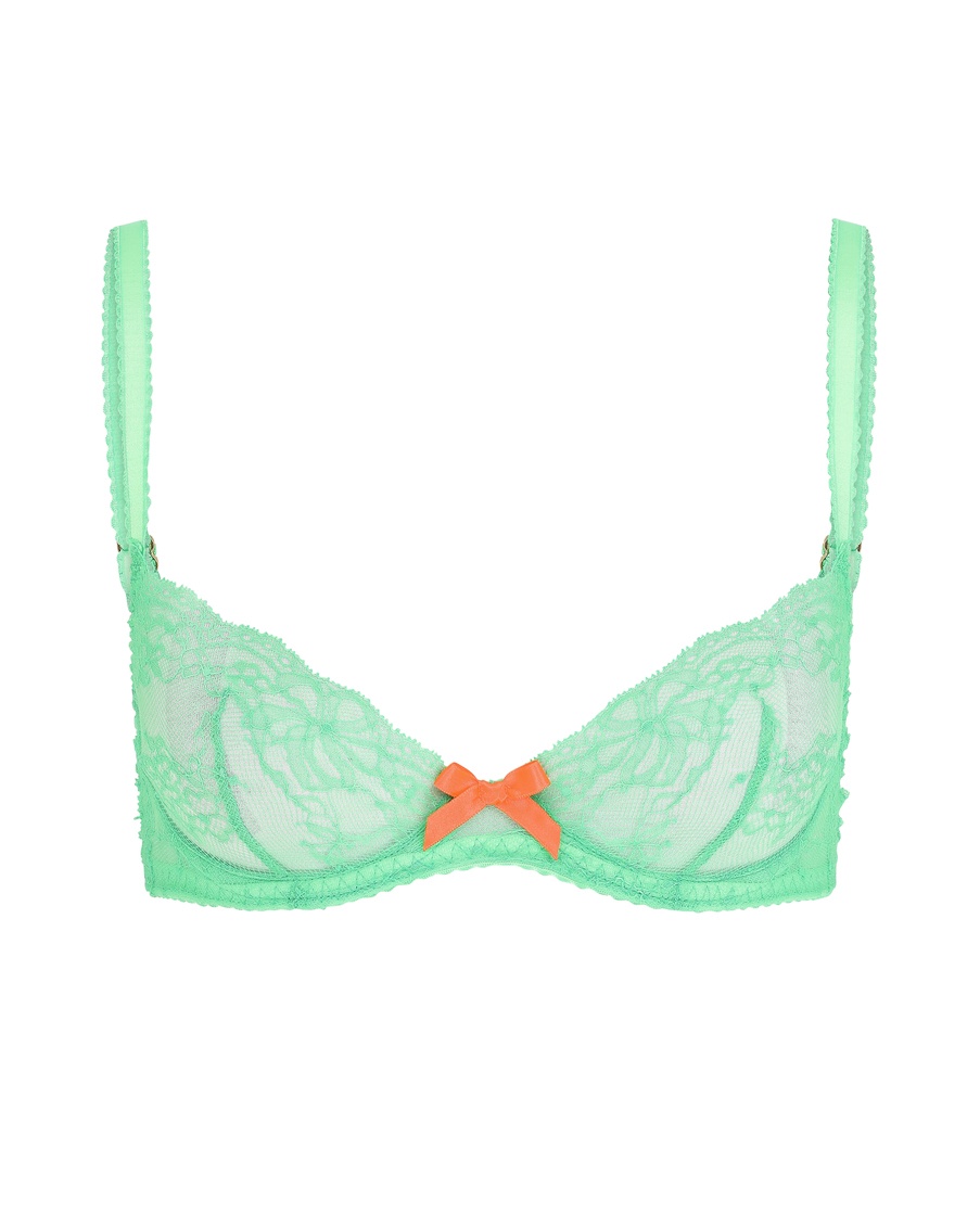 Зеленый бюстгальтер с мягкой чашкой Isedora