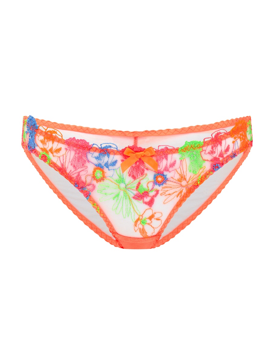 Оранжевые классические трусы Zuri