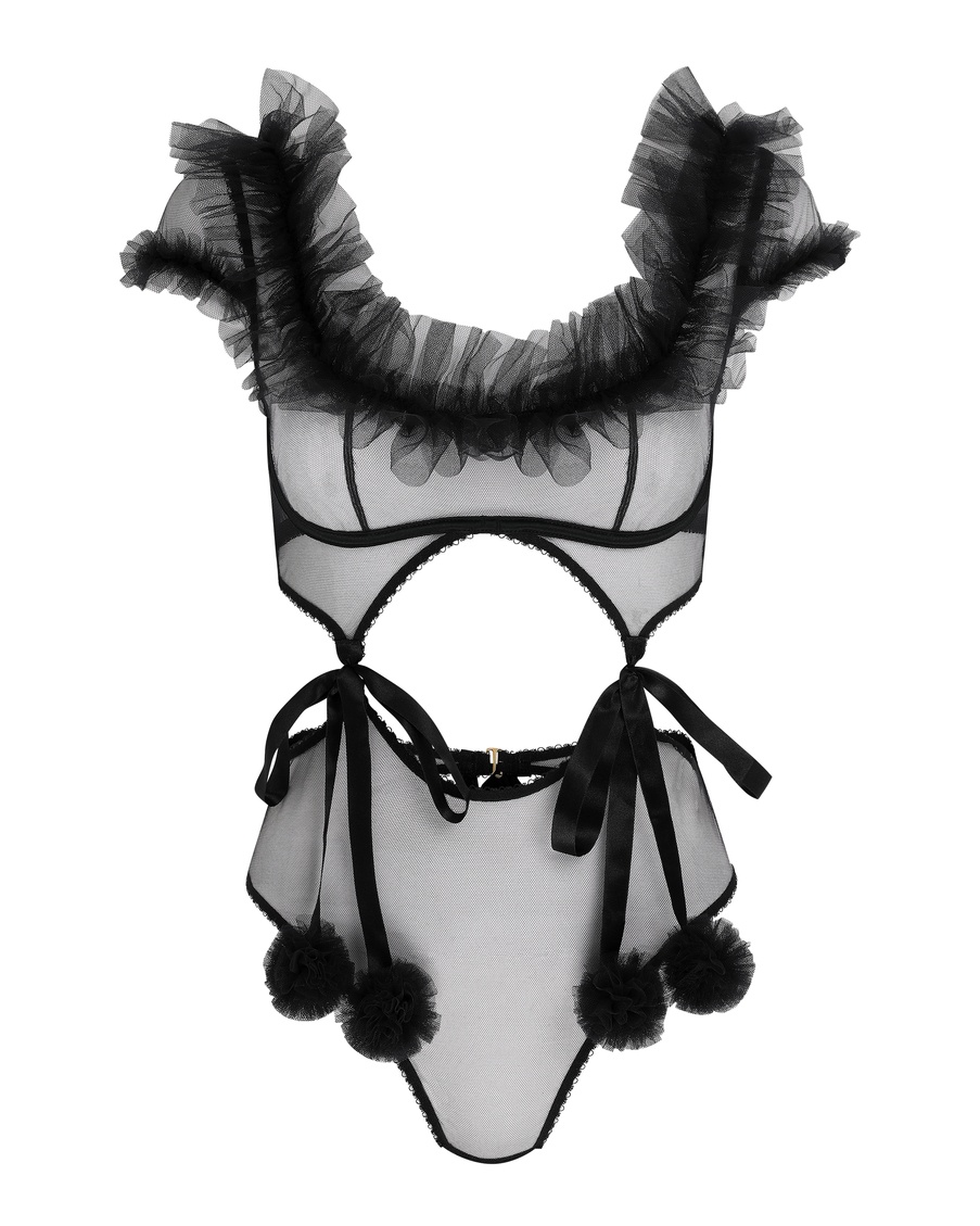 Черное боди Marlie