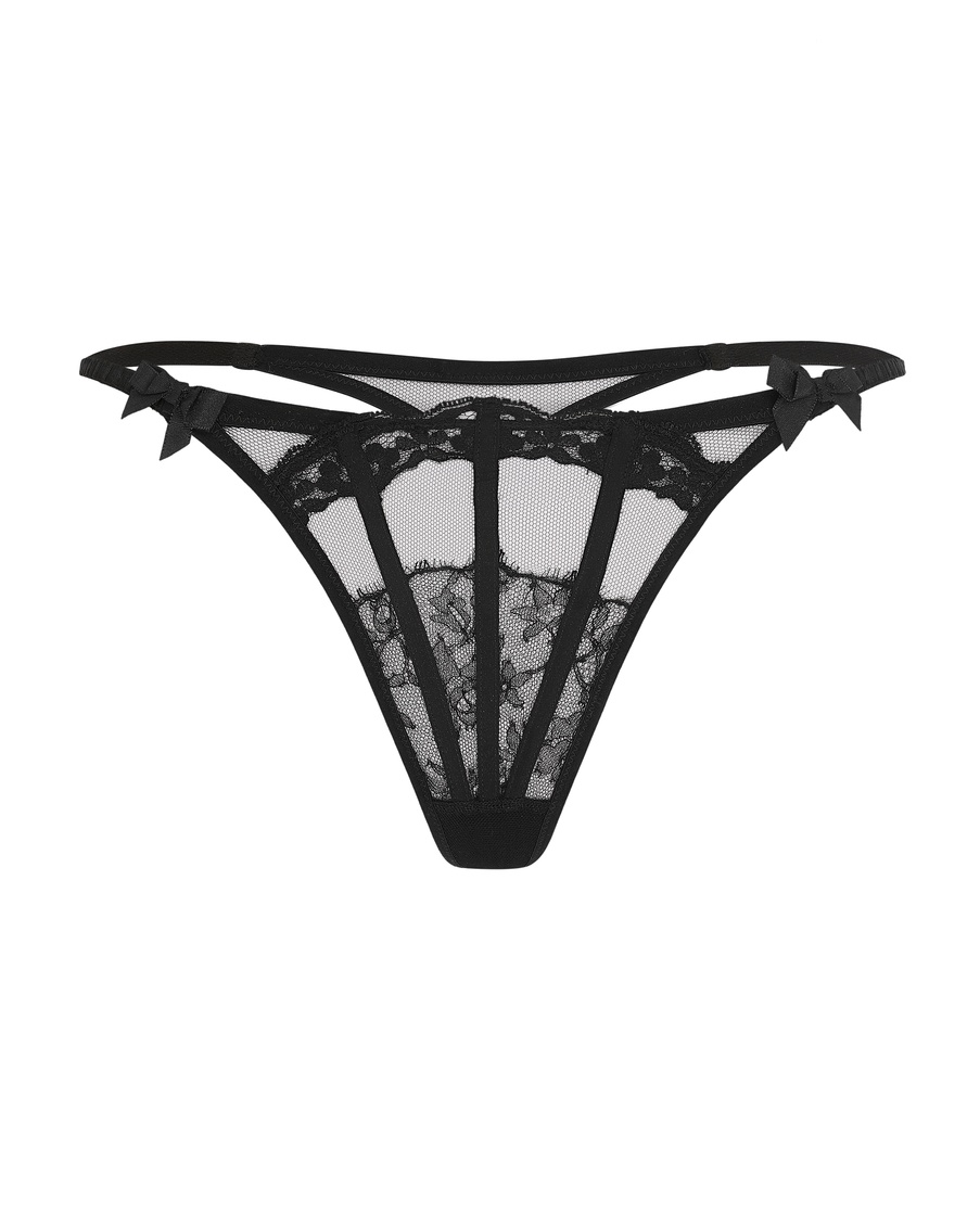 Черные трусы стринги Mariann