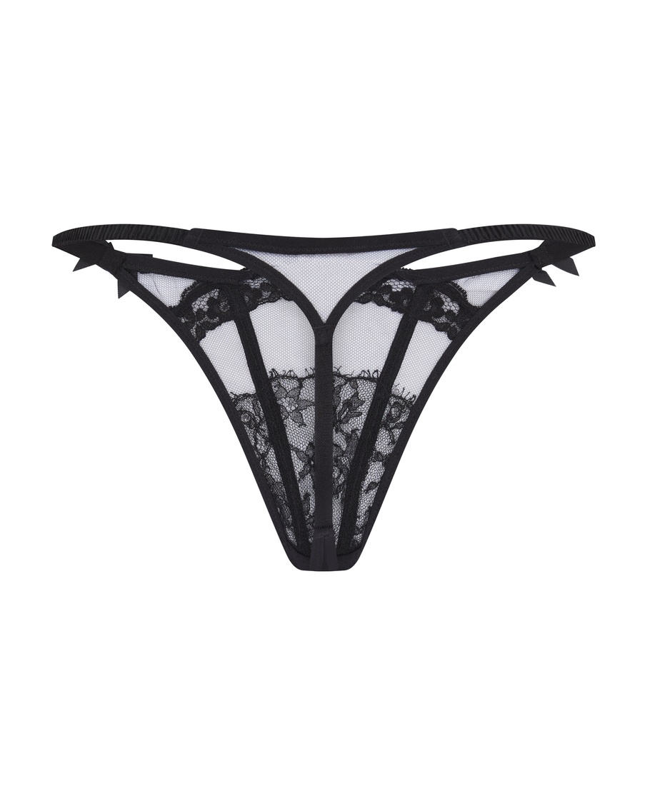 Черные трусы стринги Mariann