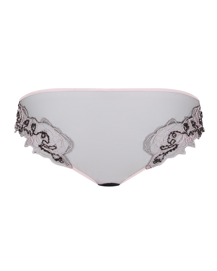 Черно-розовые классические трусы Lindie