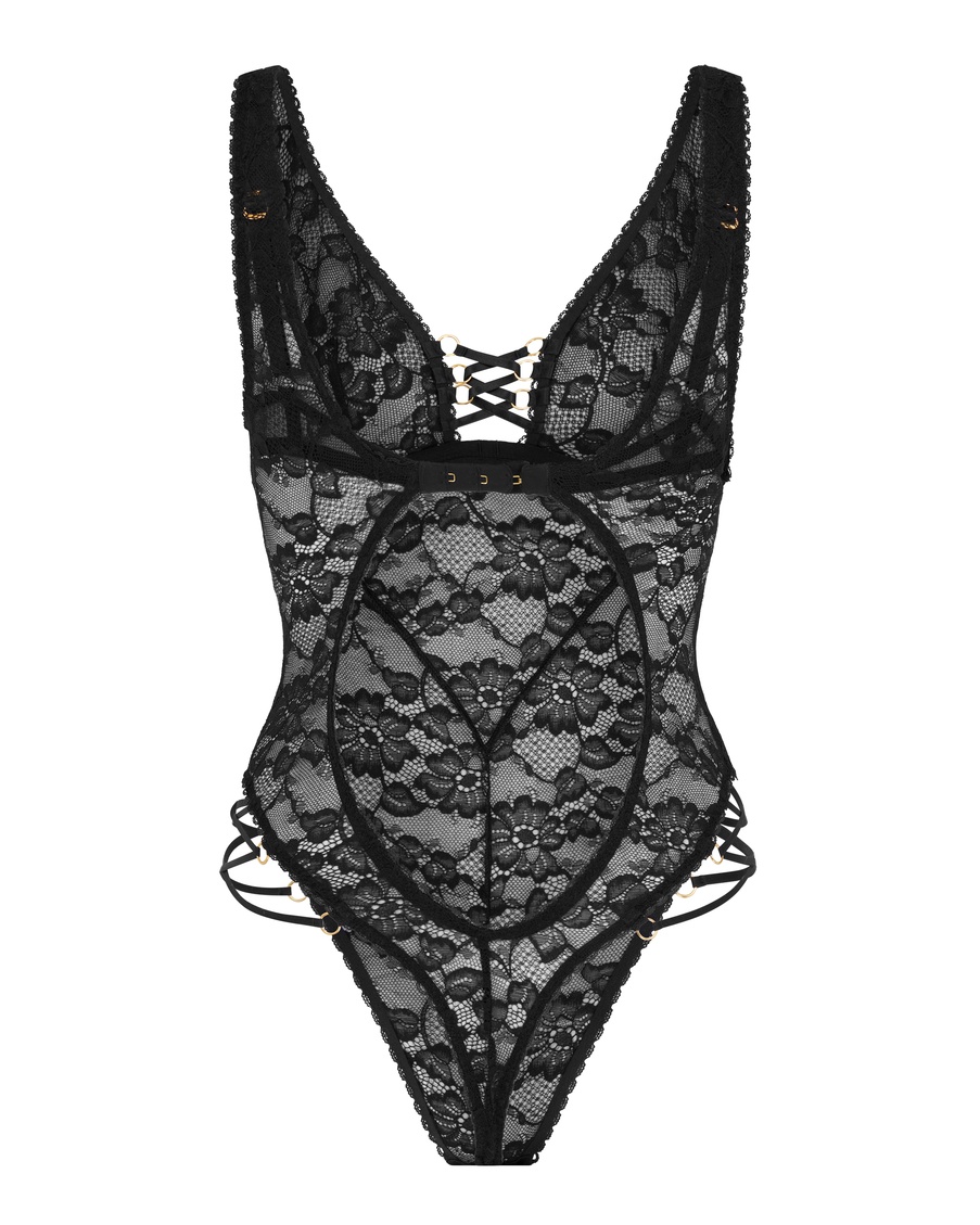 Черное боди Eydie