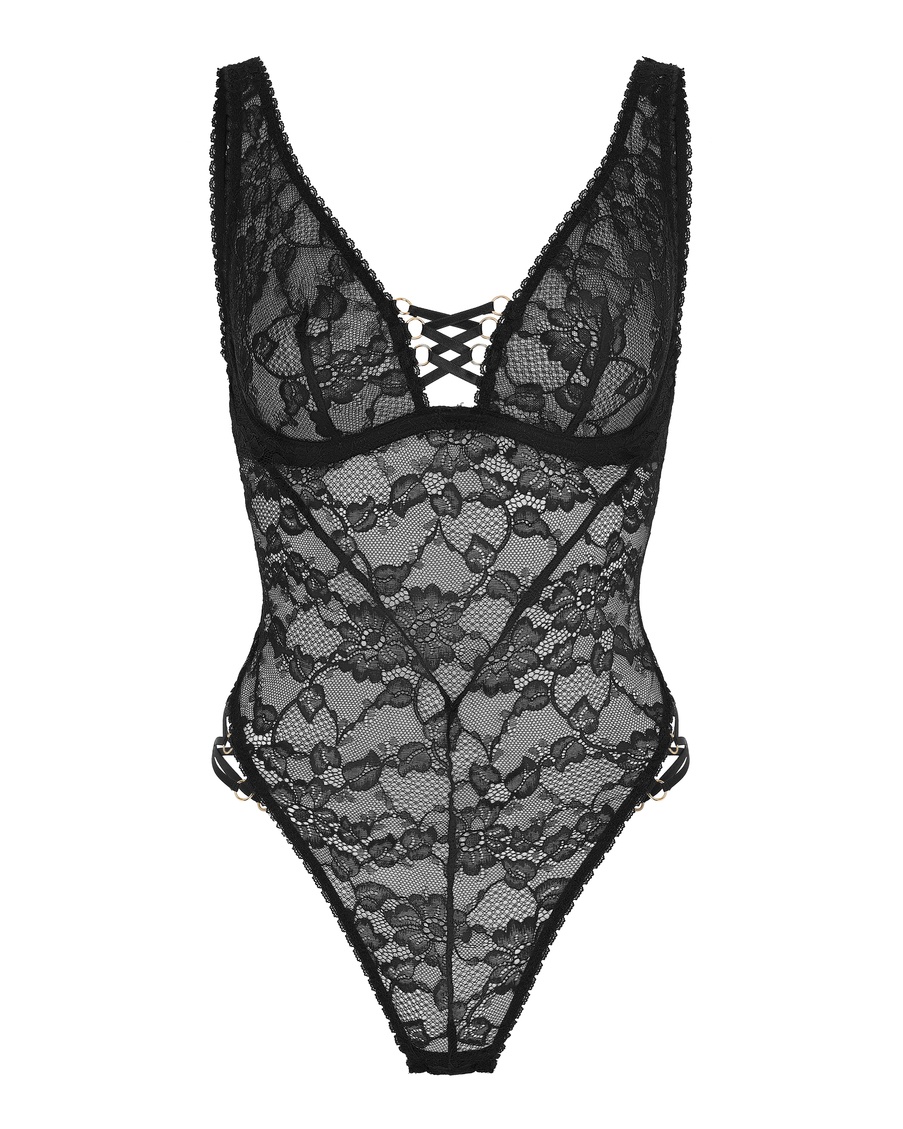 Черное боди Eydie