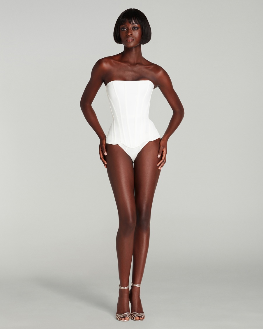 Белый корсет Scarlie