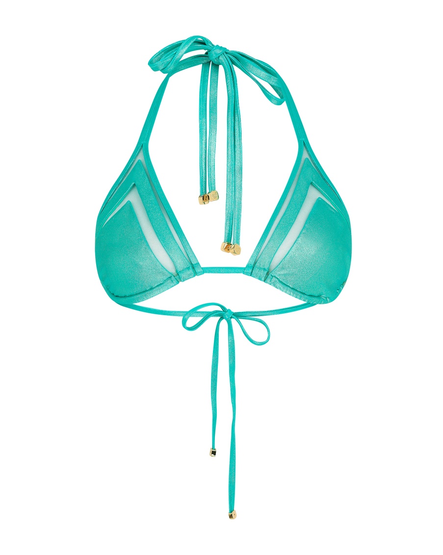 Бирюзовый топ купальника Tora