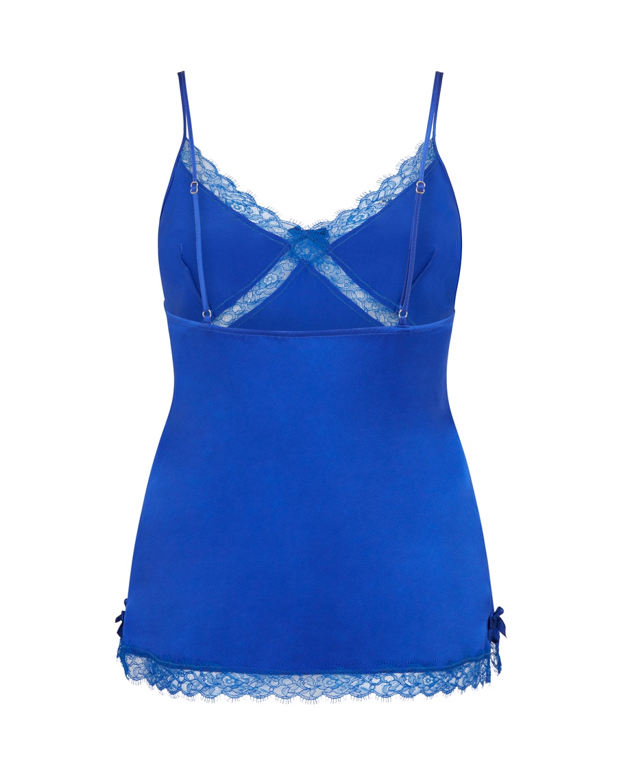 Синий топ пижамы Gisele