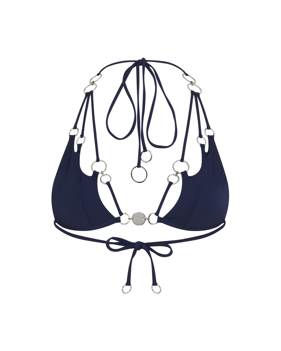 Темно-синий топ купальника Davine