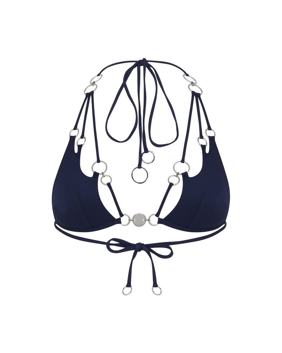 Темно-синий топ купальника Davine