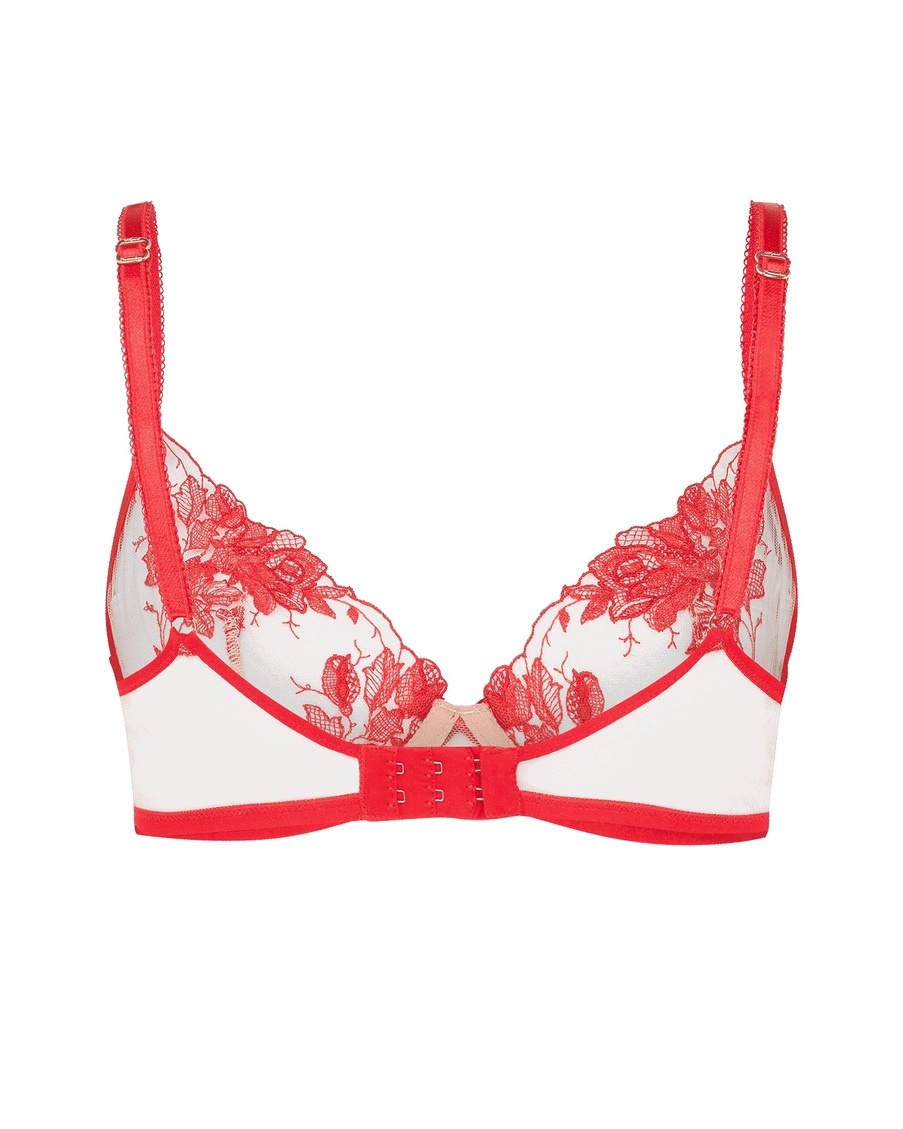 Красный бюстгальтер с мягкой чашкой Elvie