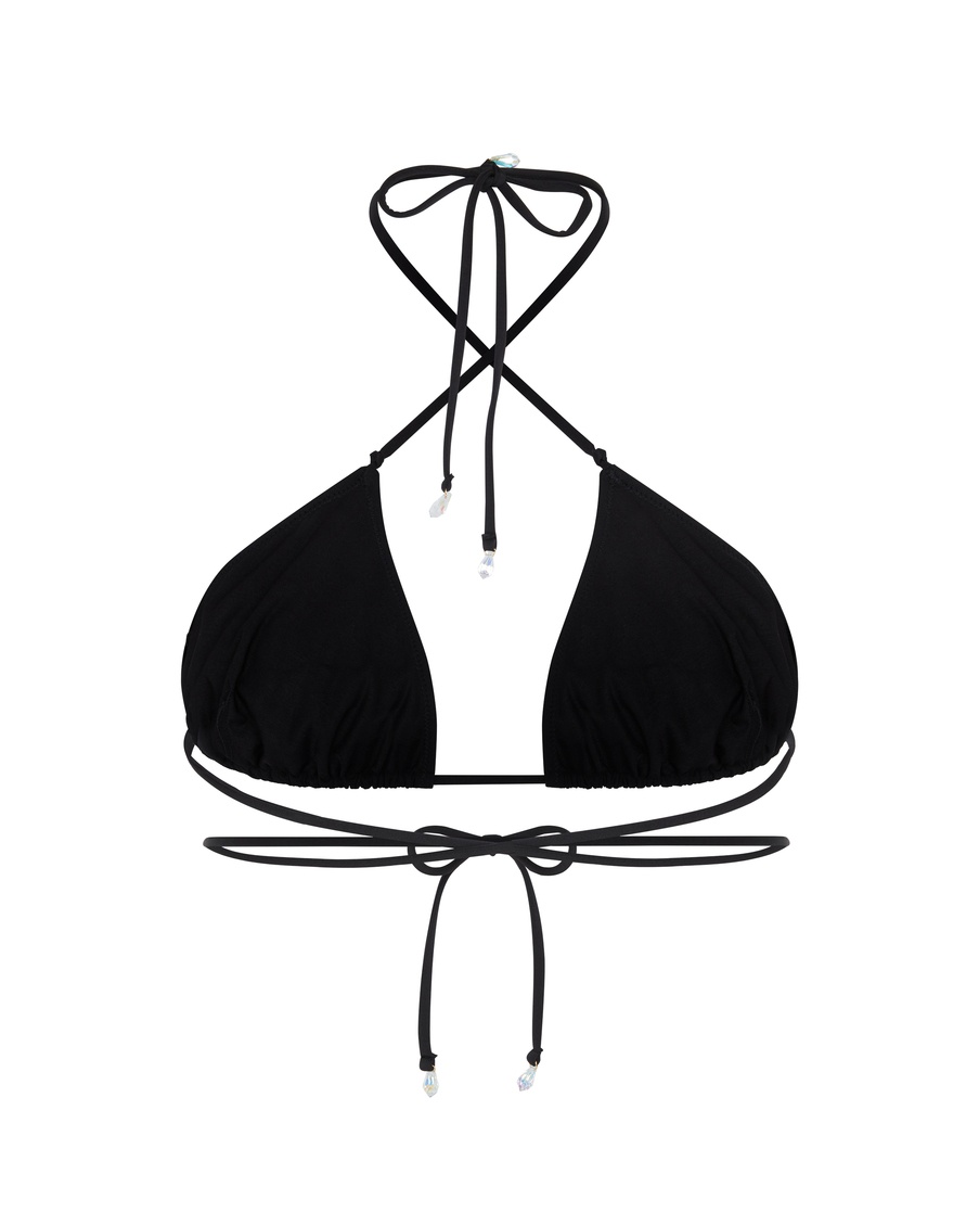 Черный топ купальника Isameya