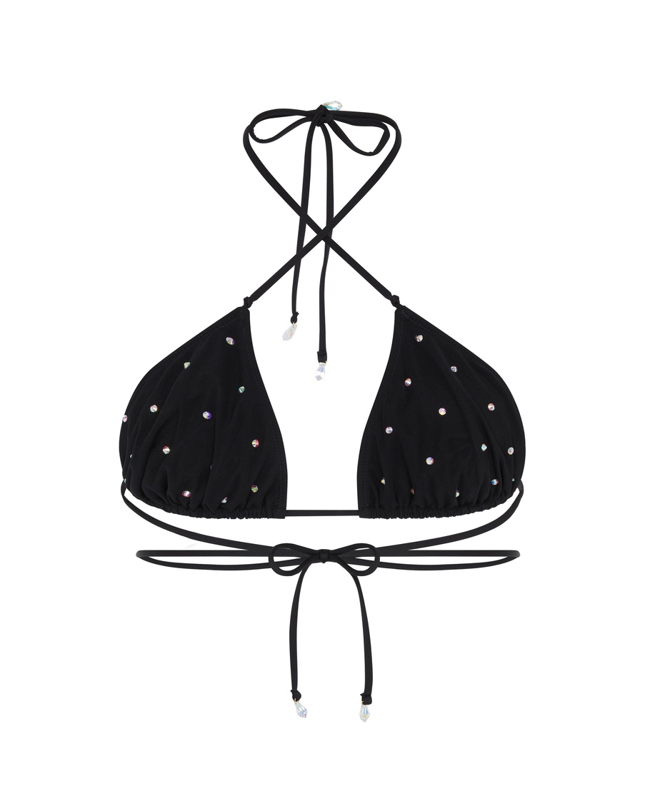 Черный топ купальника Isameya