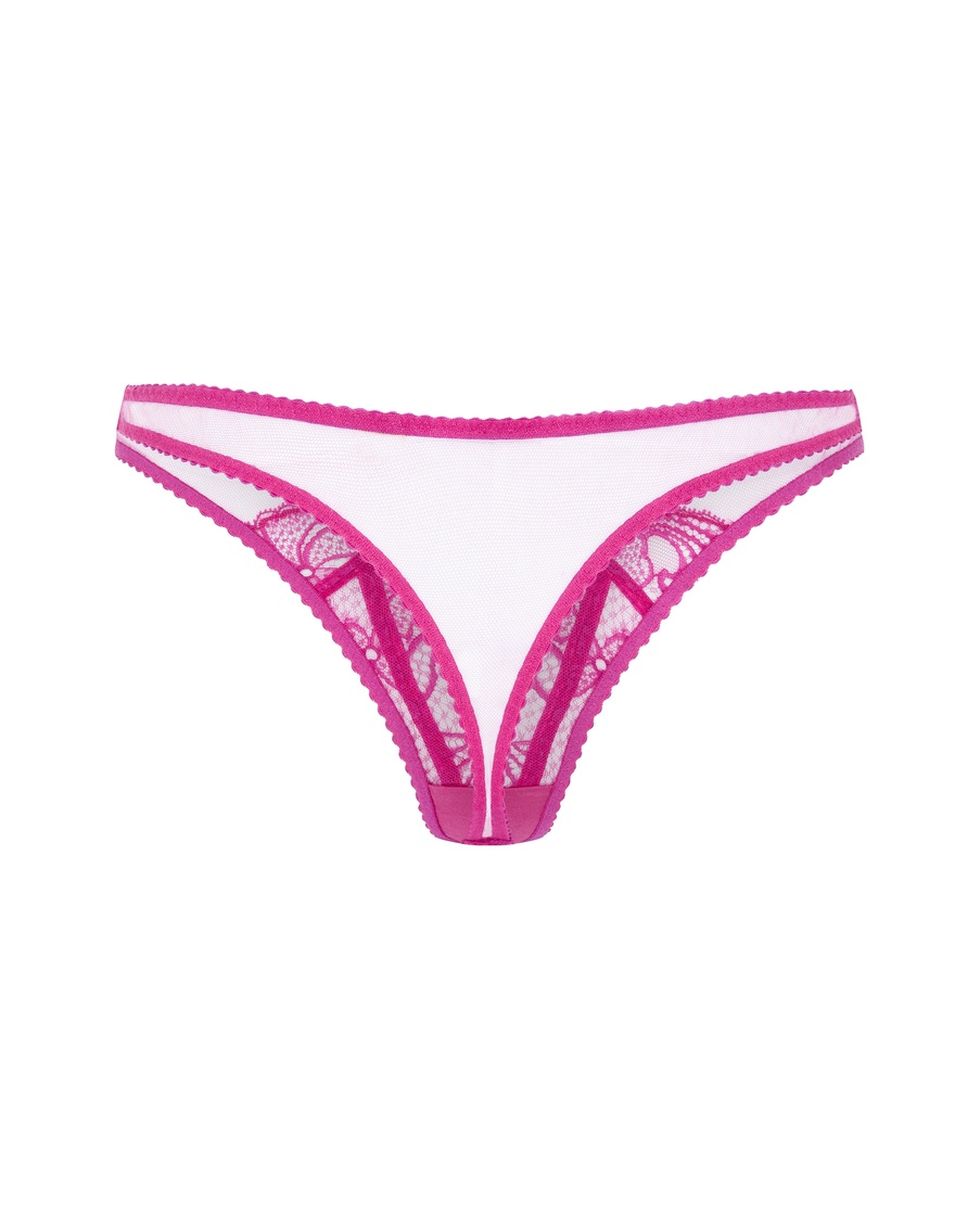 Трусы стринги цвета фуксия Rozlyn