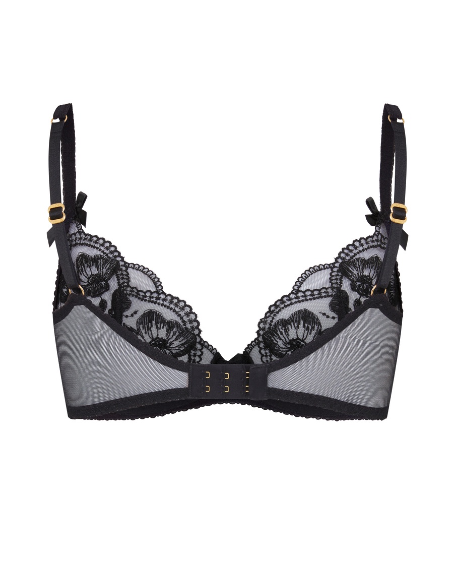 Черный бюстгальтер с мягкой чашкой Winnette