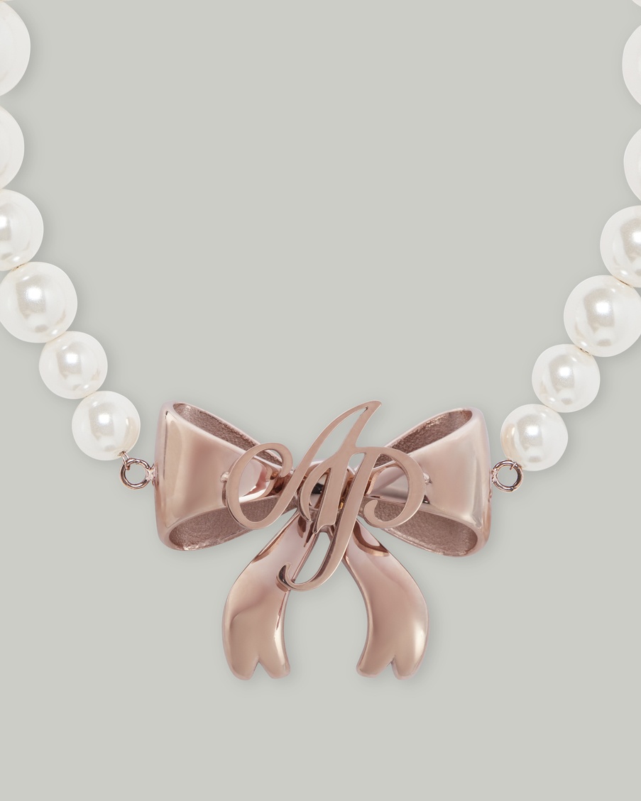 Жемчужный розово-золотой браслет Beki