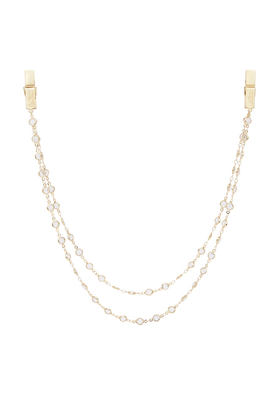 Золотистые накладки Luxie