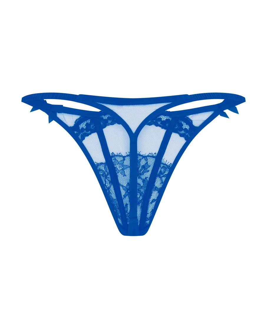 Синие трусы стринги Mariann