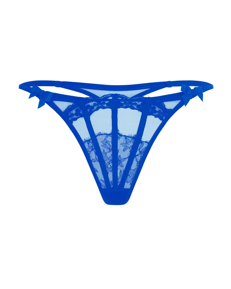 Синие трусы стринги Mariann