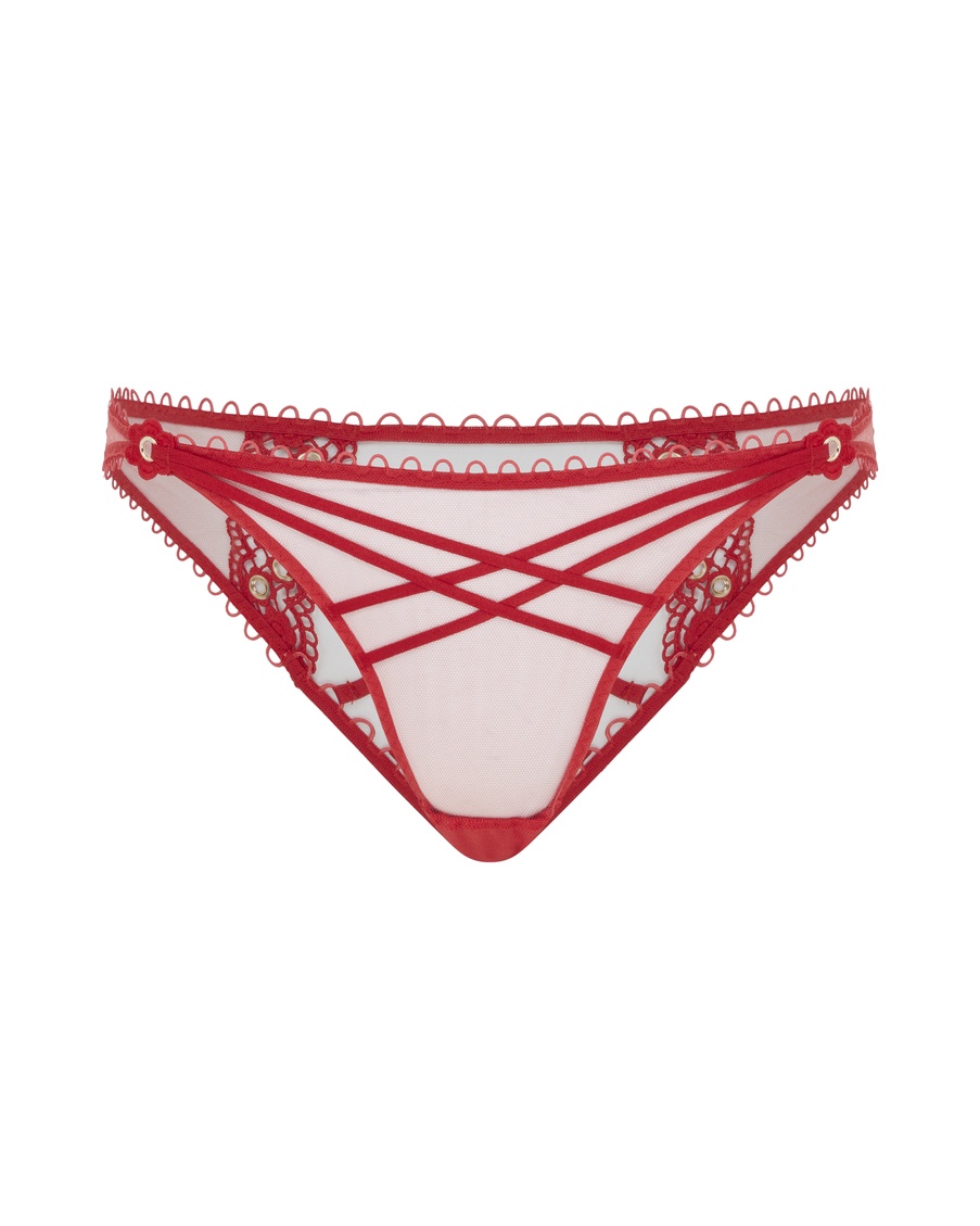 Красные классические трусы Doretta