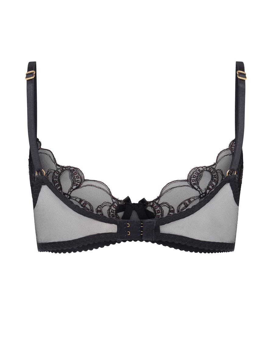 Черный бюстгальтер с мягкой чашкой Louella