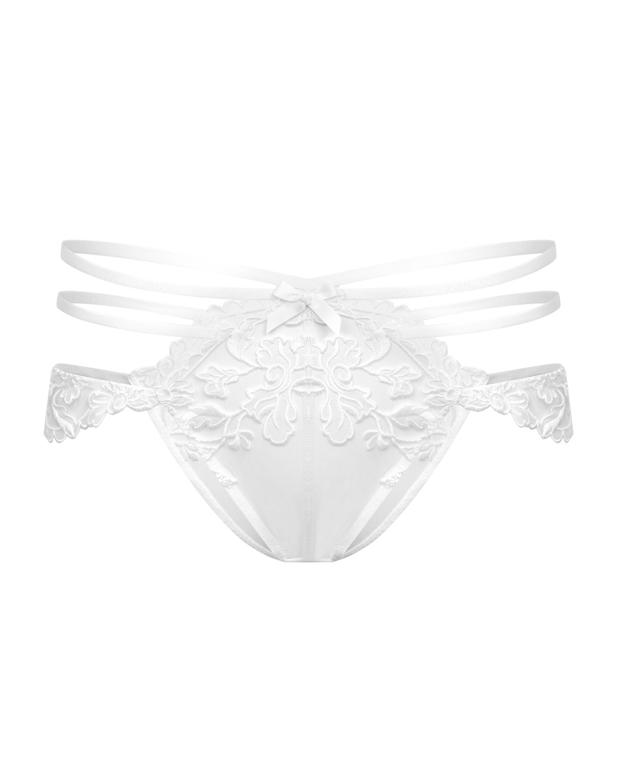 Белые классические трусы Darlia