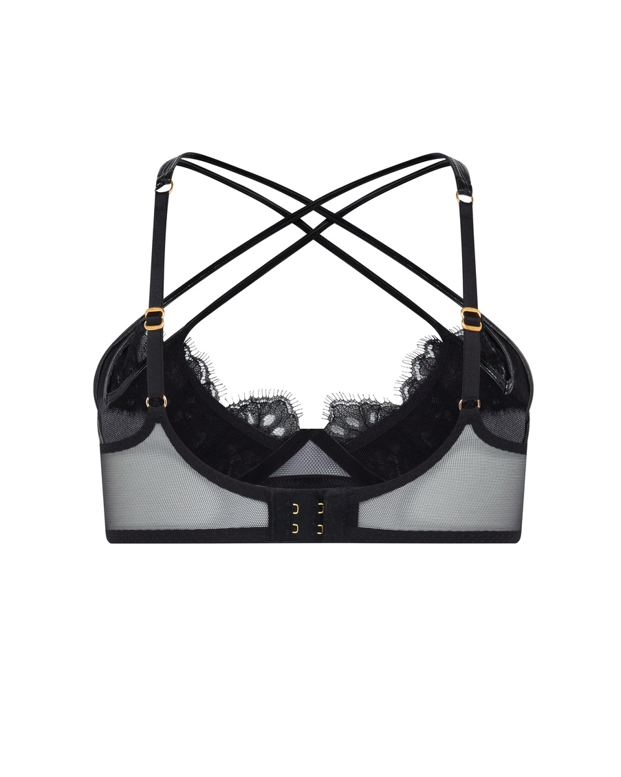 Черный бюстгальтер с мягкой чашкой Ariella