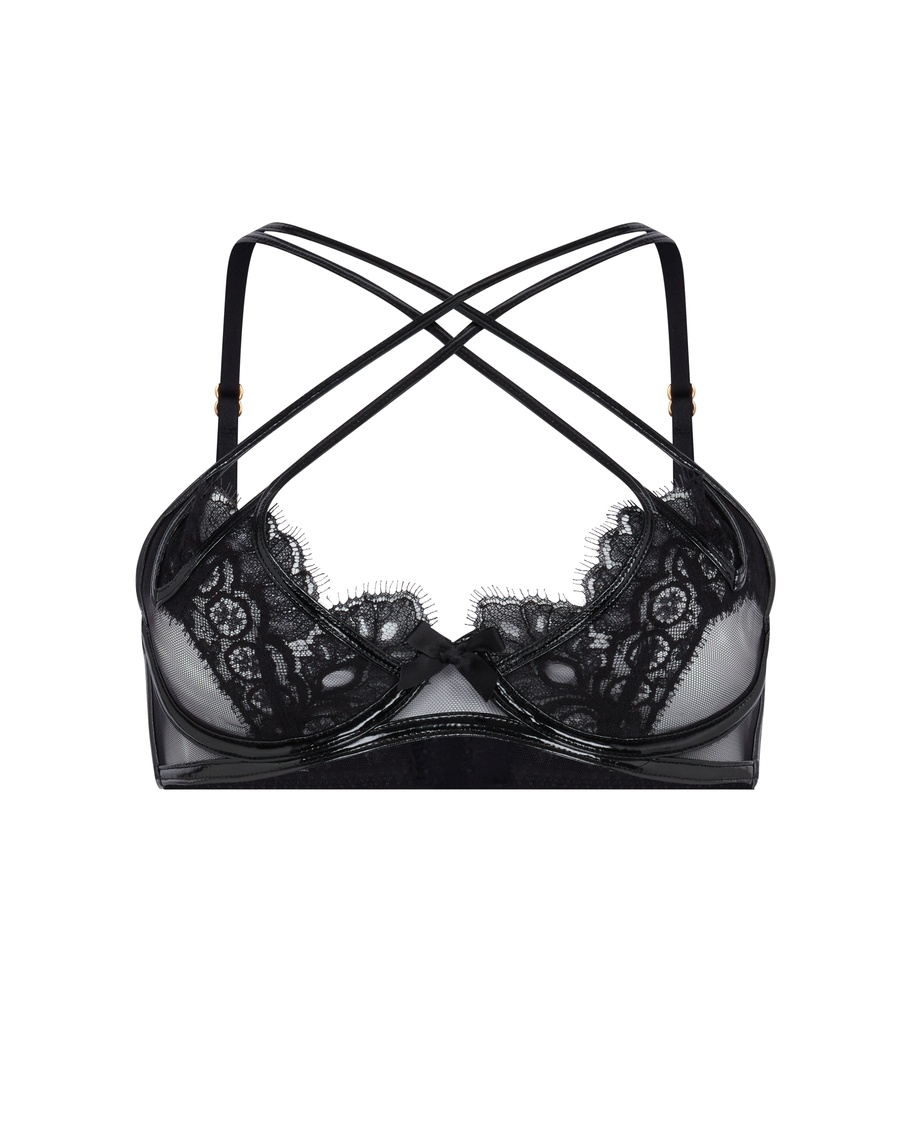 Черный бюстгальтер с мягкой чашкой Ariella