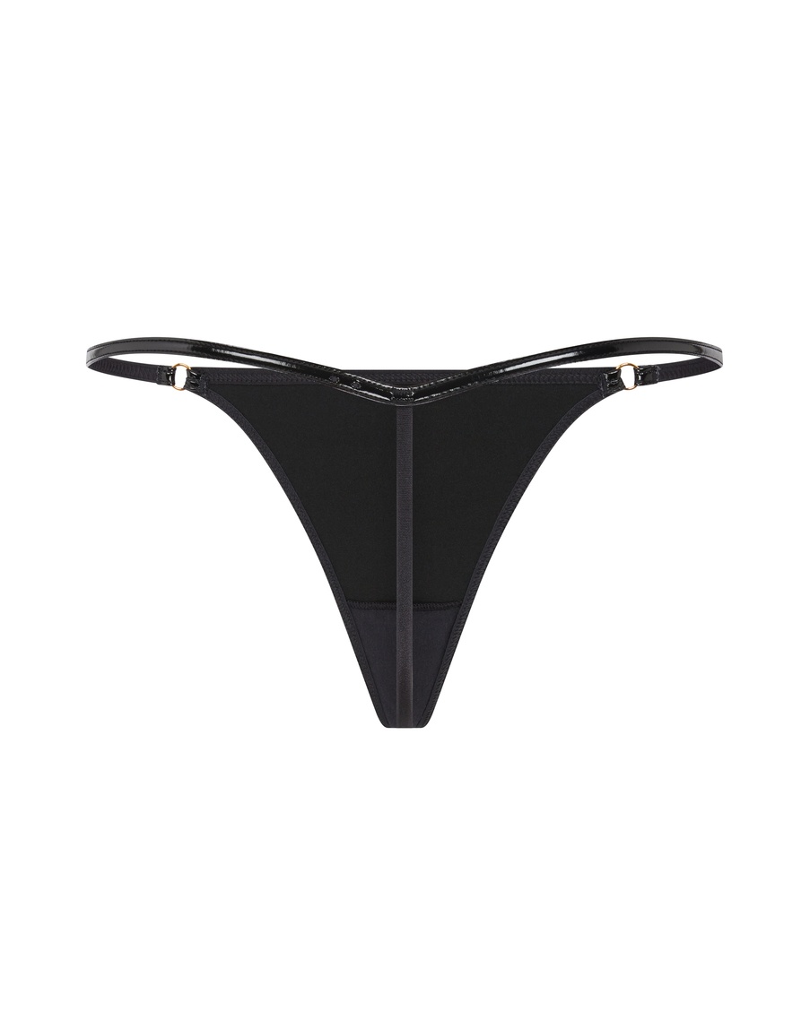 Черные трусы стринги Brina