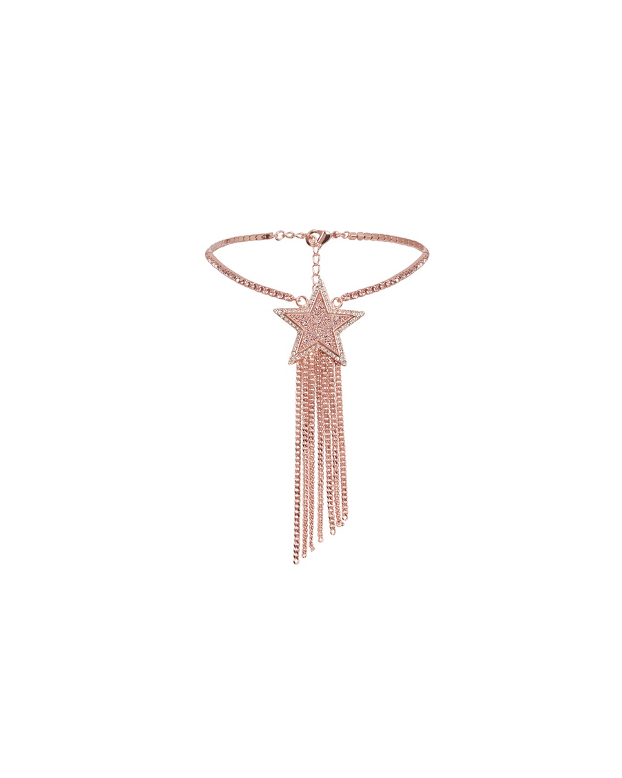 Браслет на ногу цвета розового золота Dustie