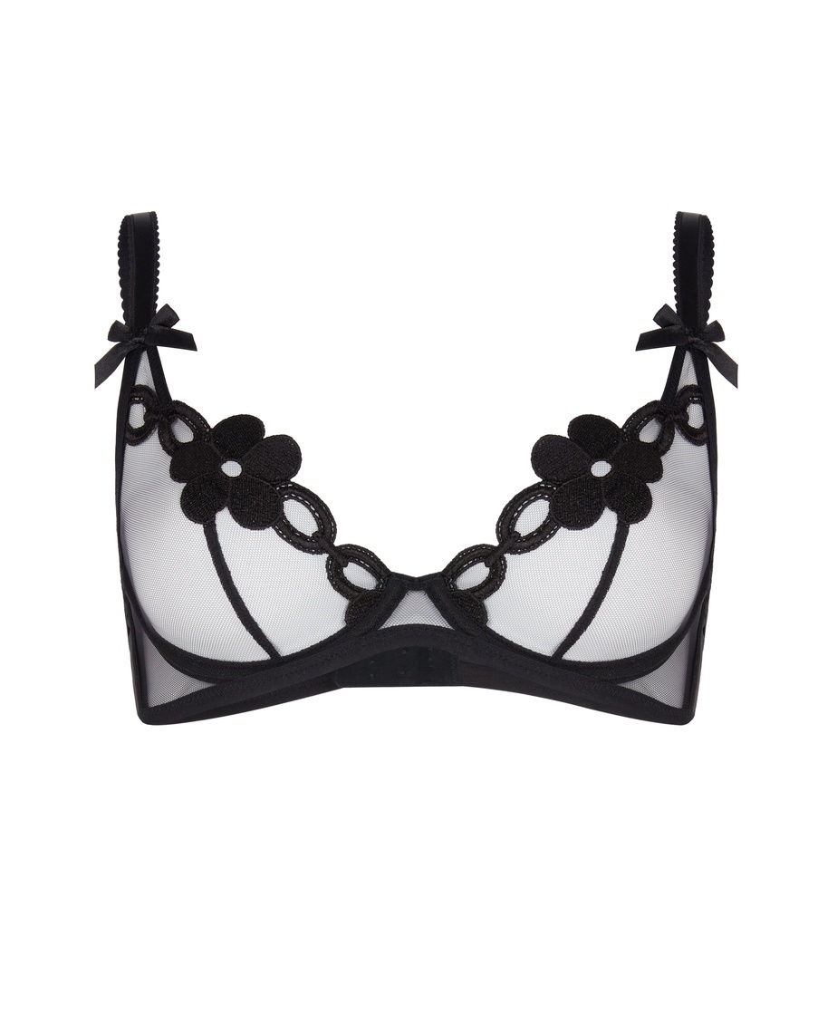 Черный бюстгальтер с мягкой чашкой Daysi