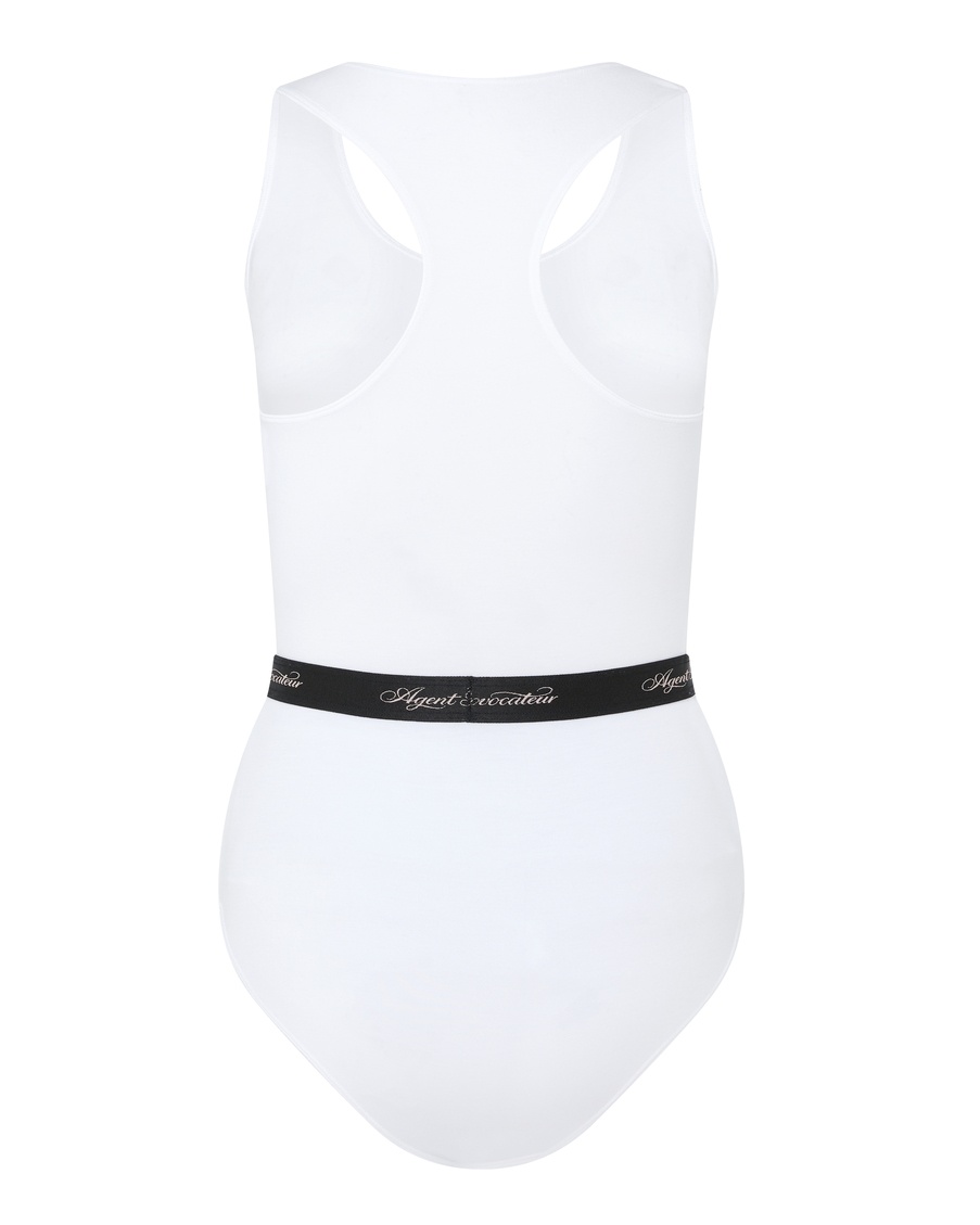 Белое боди Clea