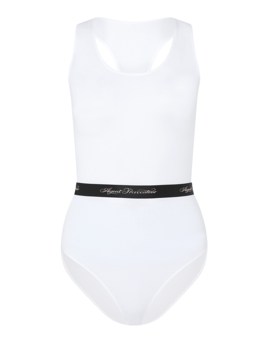 Белое боди Clea