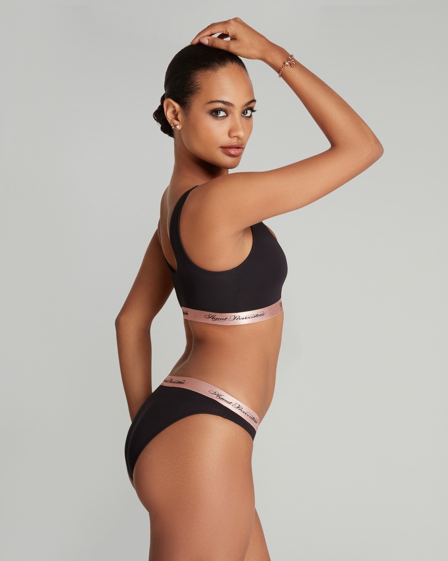 Черные классические трусы Clea