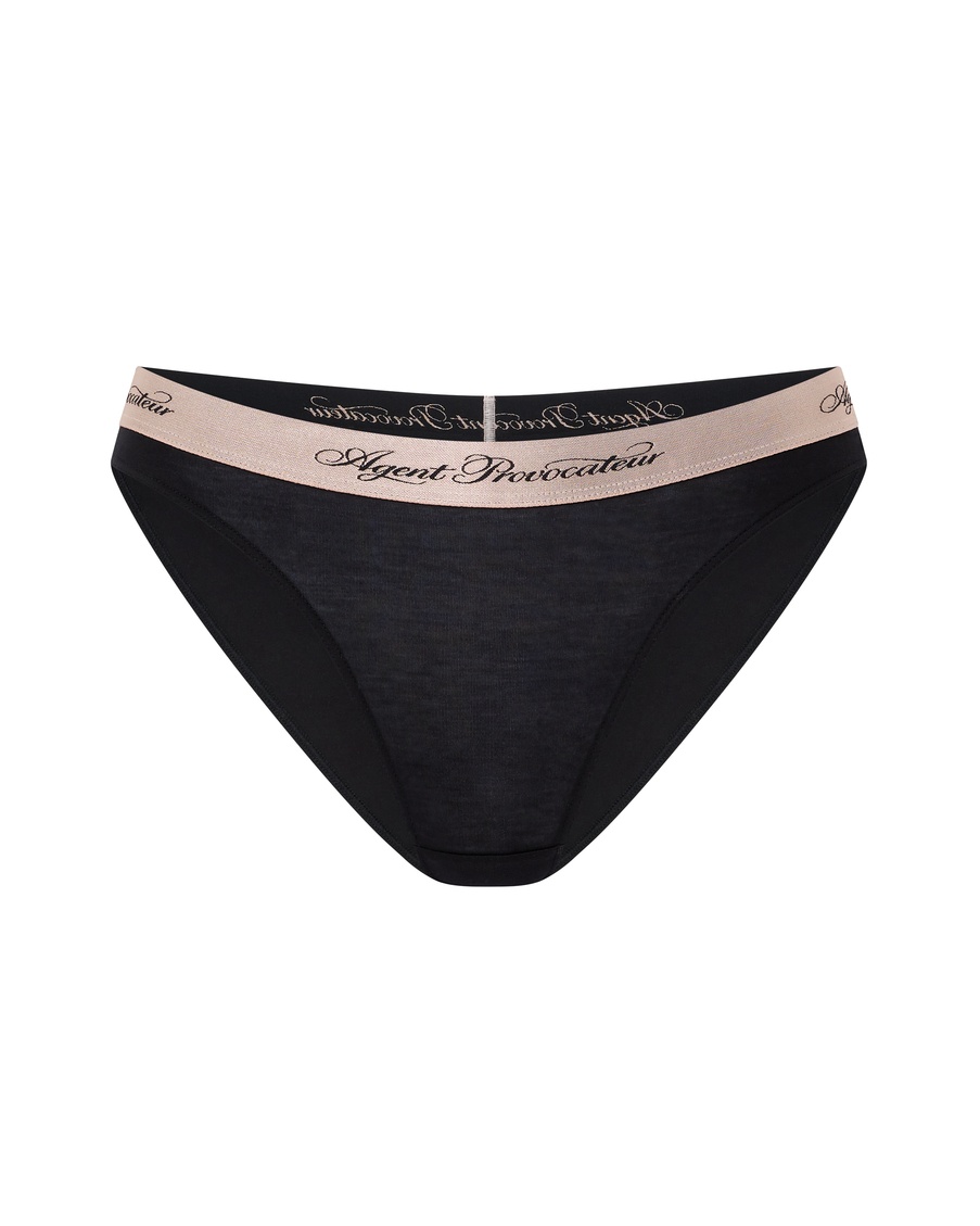 Черные классические трусы Clea