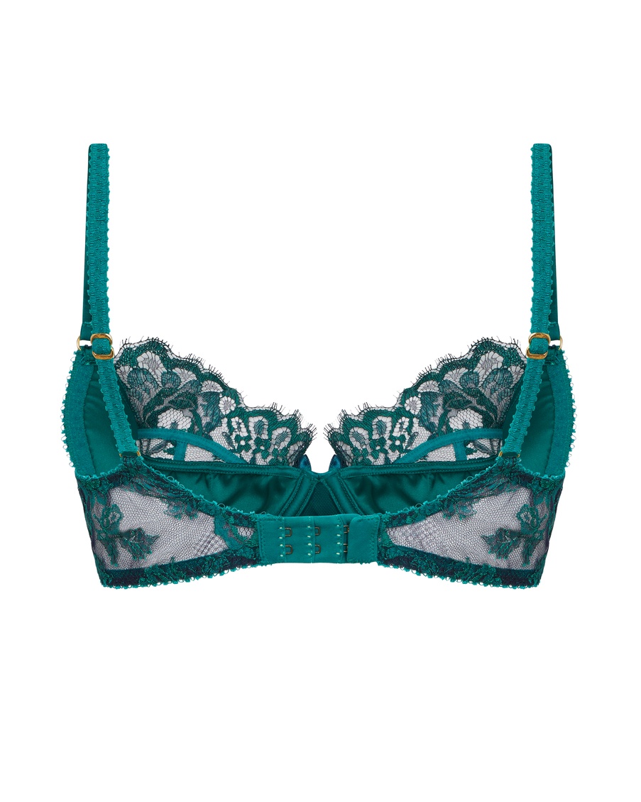 Зеленый бюстгальтер с мягкой чашкой Solanna