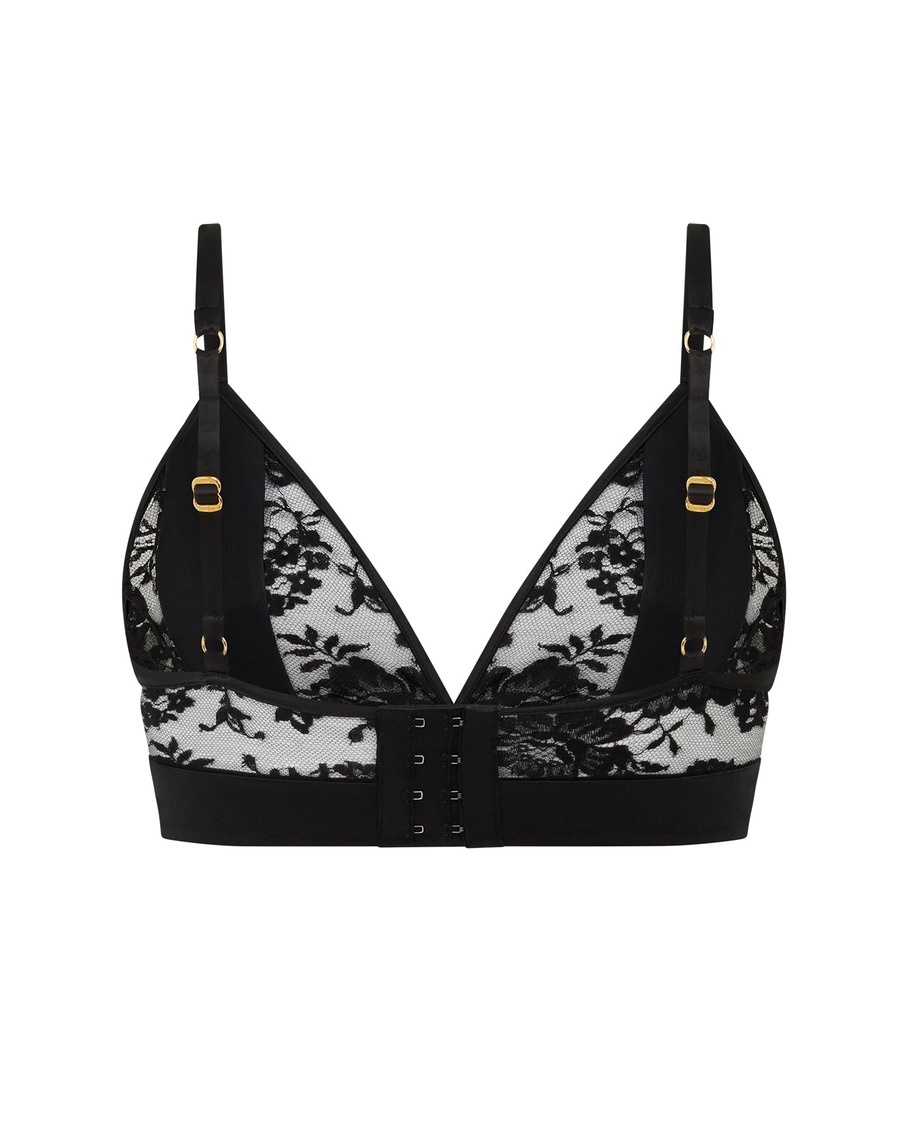 Черный бюстгальтер с мягкой чашкой Niomi