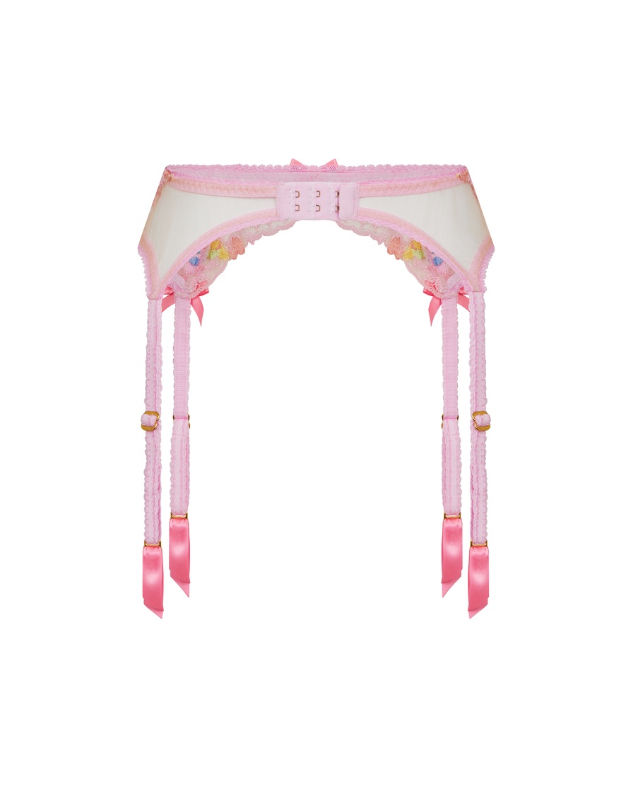 Разноцветный пояс для чулок Rixie