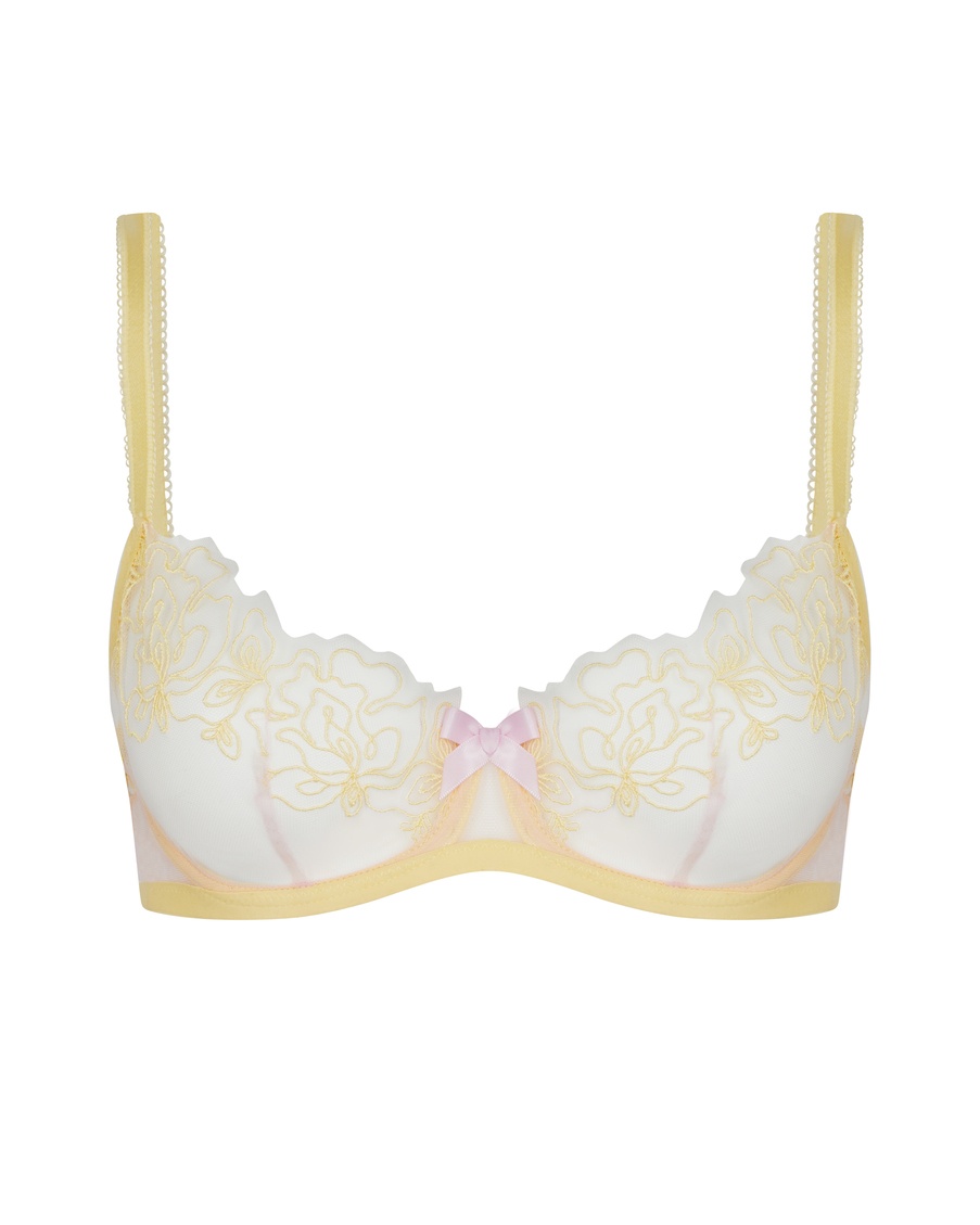 Желтый бюстгальтер с мягкой чашкой Juni