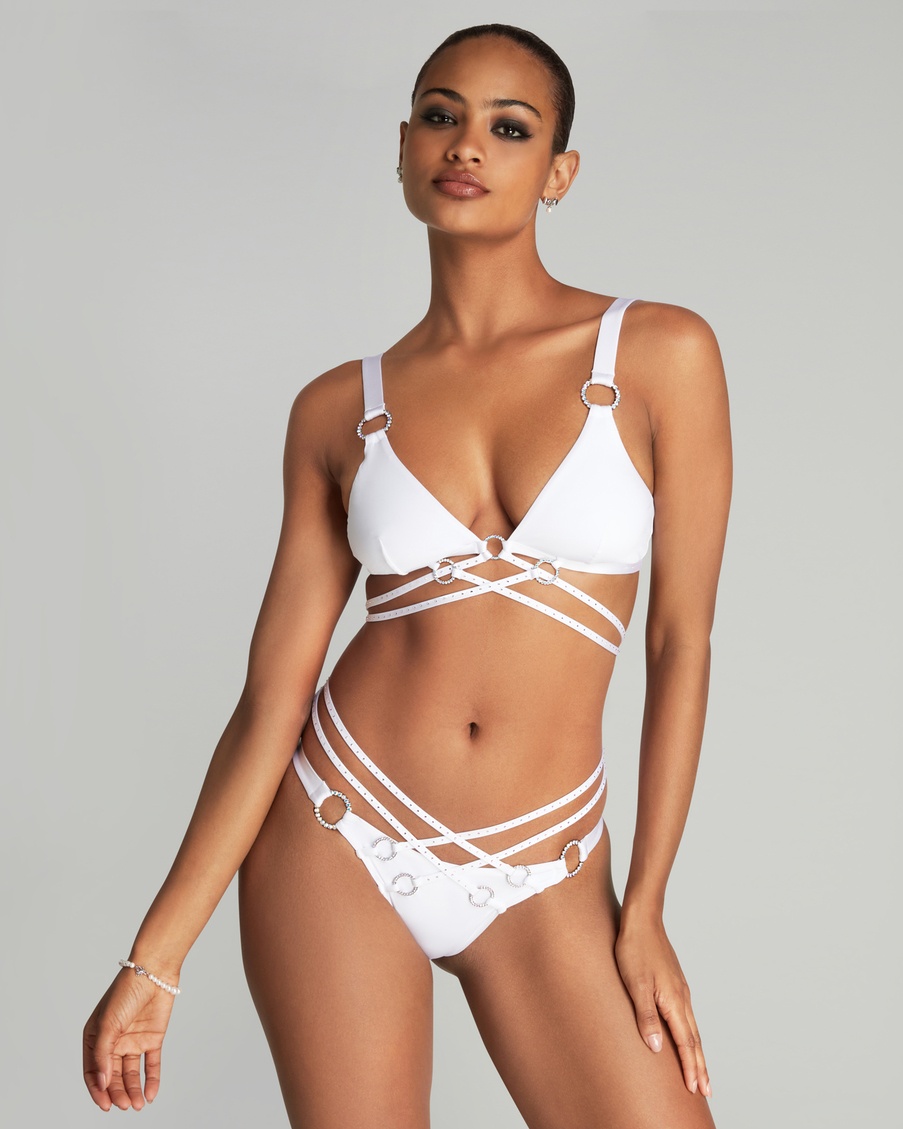 Белые плавки купальника Tenesee