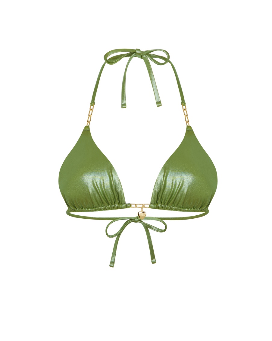 Зеленый топ купальника Lyra