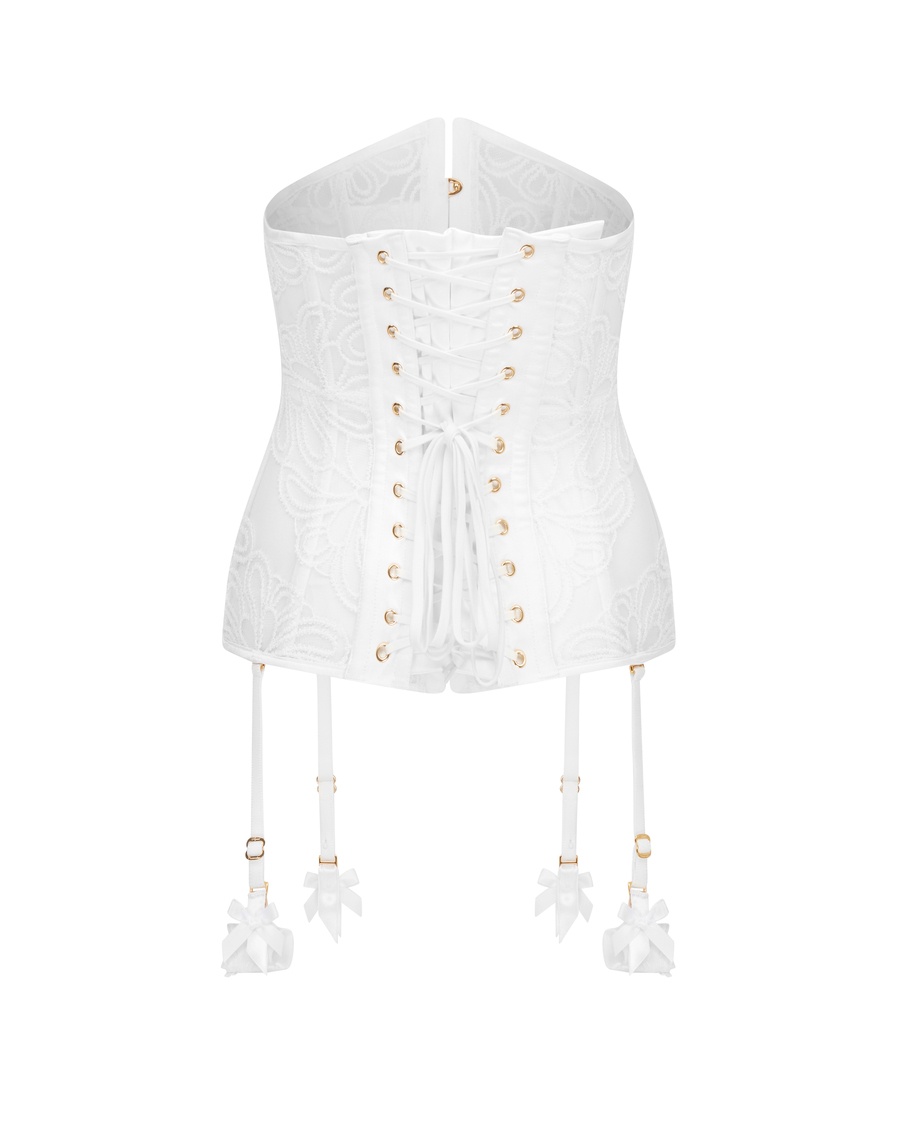 Белый корсет Nelle