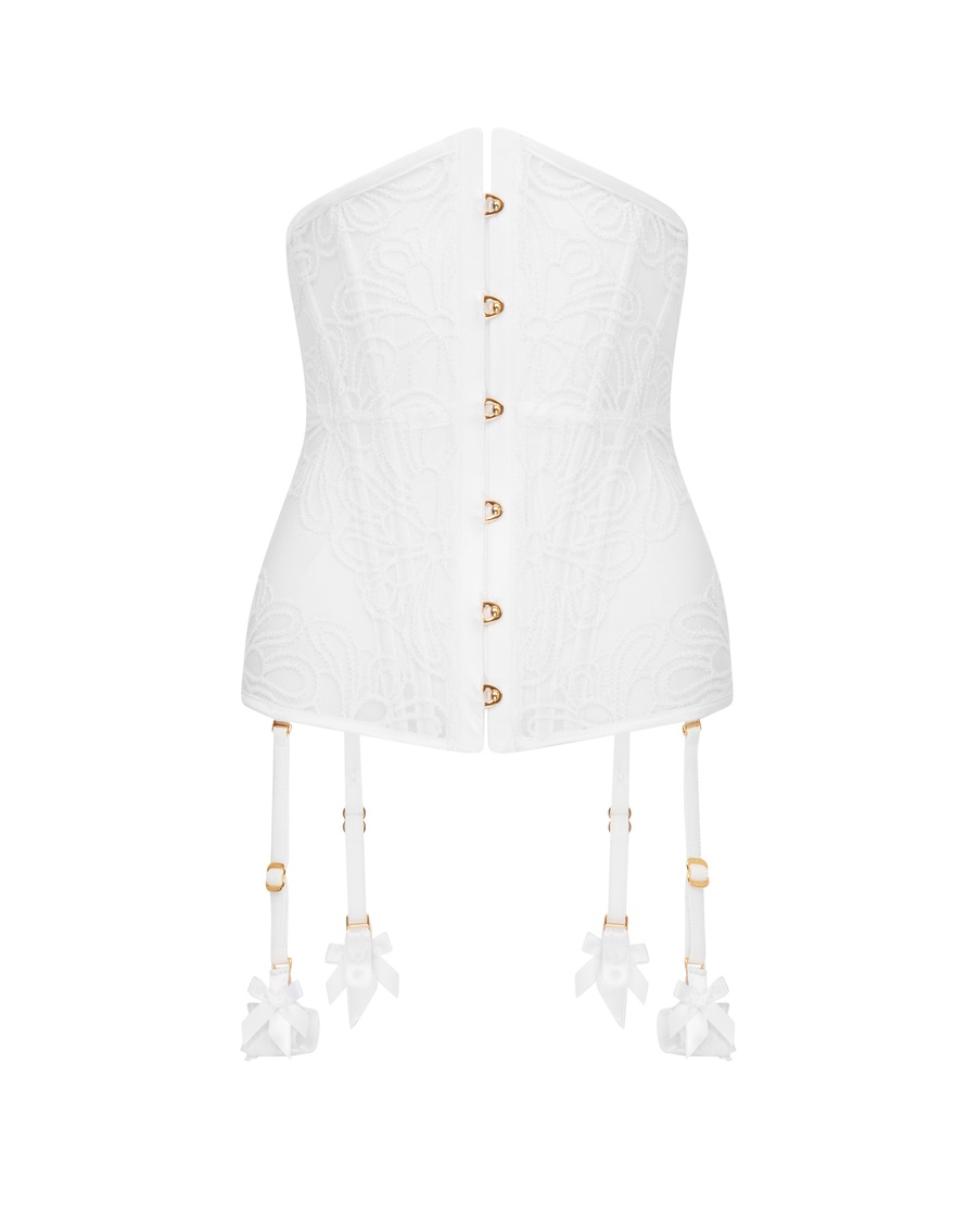 Белый корсет Nelle