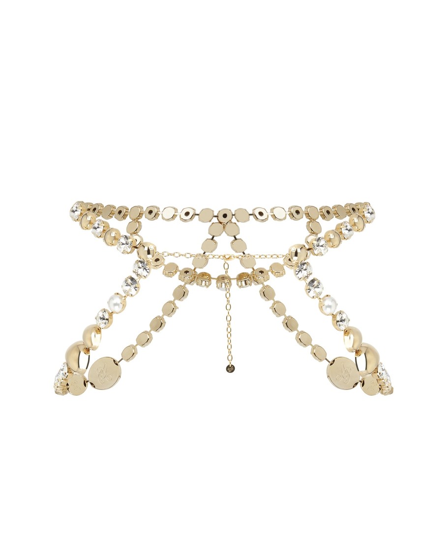 Золотистая цепочка на пояс Gwenie