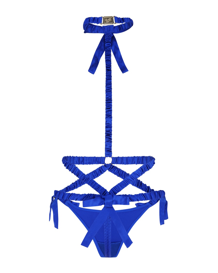 Синее боди Birthday