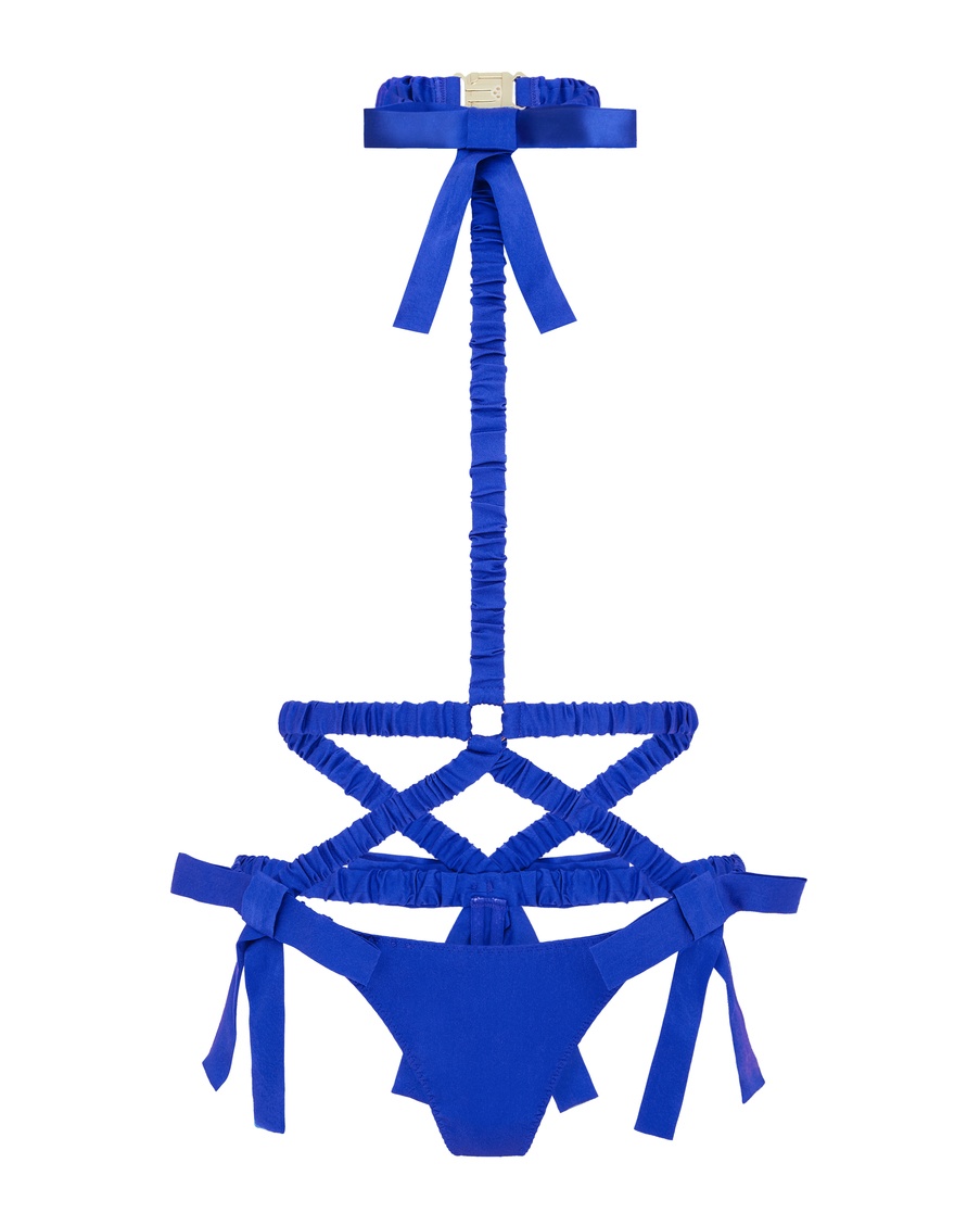 Синее боди Birthday